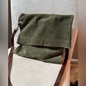 Owen Barry Suede Crossbody Bag